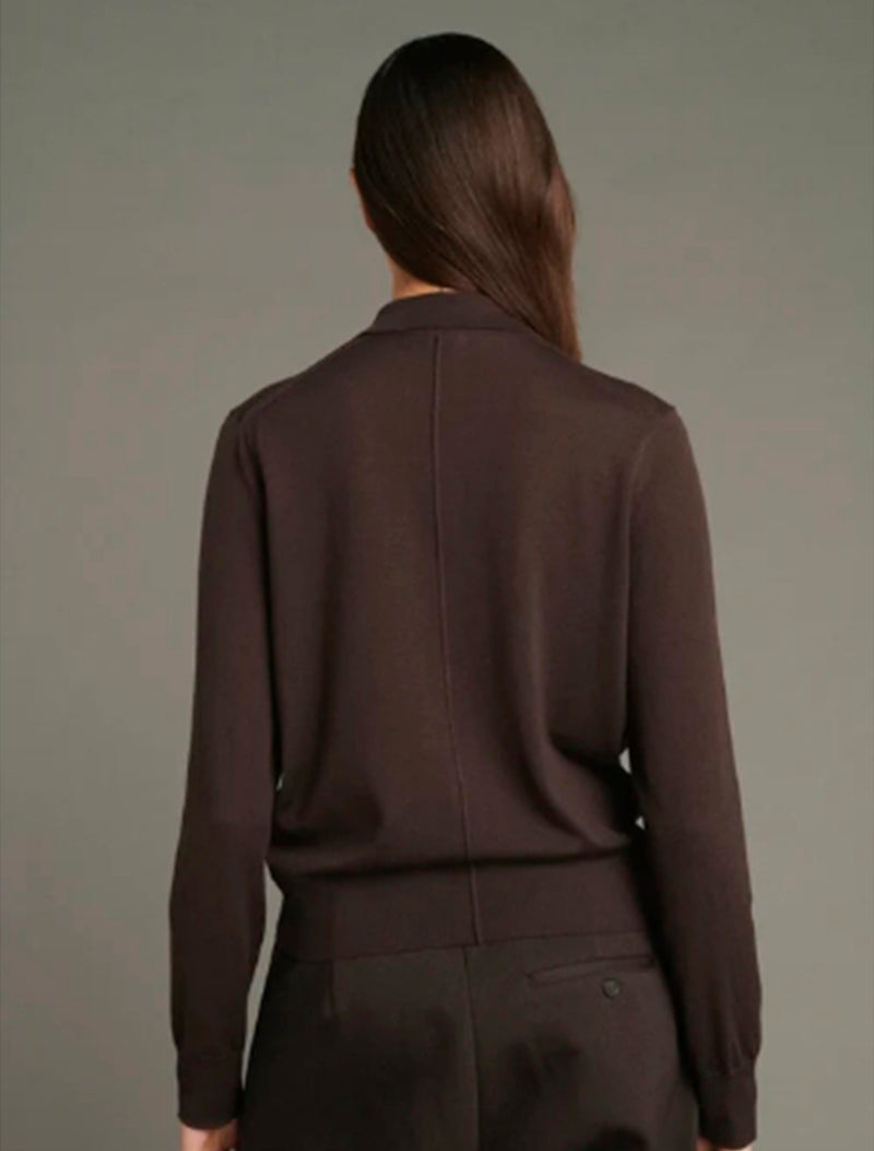CARDIGAN HAILEY CHOCOLATE