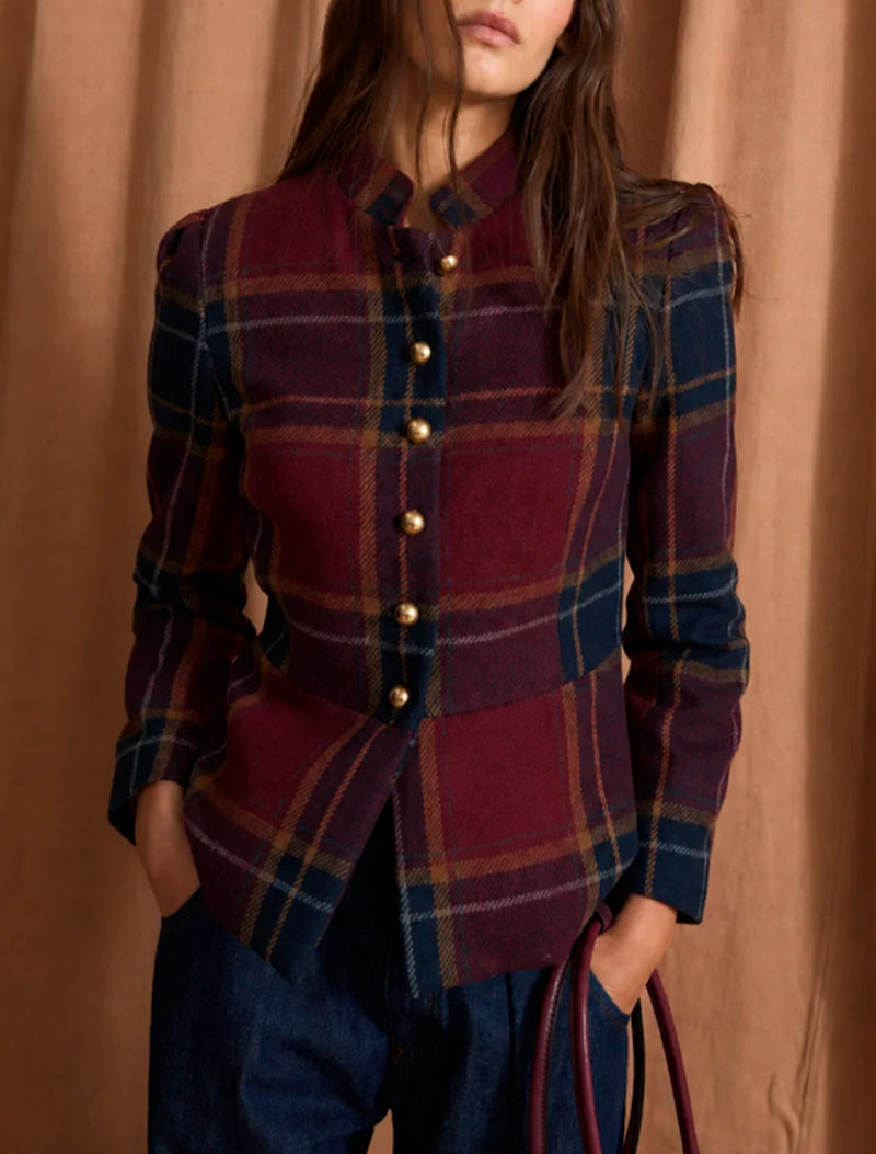 CHAQUETA HARVARD BURDEOS