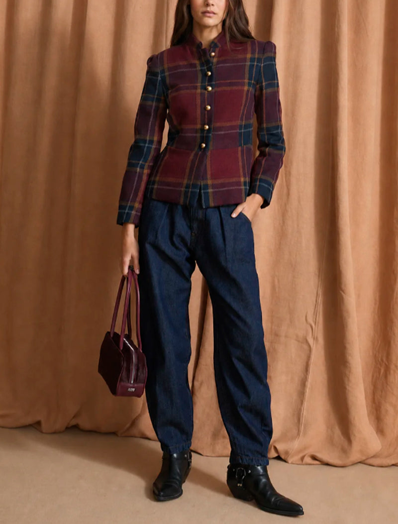 CHAQUETA HARVARD BURDEOS