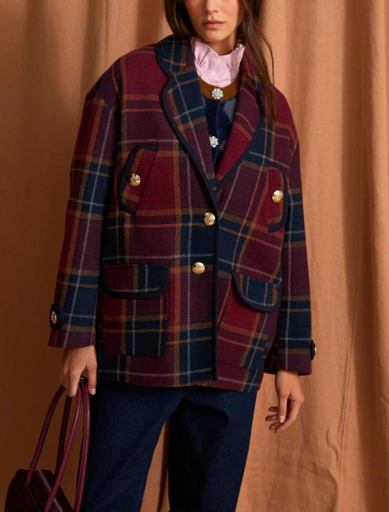 CHAQUETÓN MARGARET BURDEOS