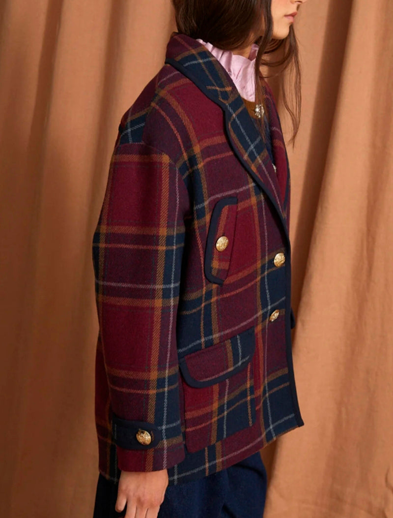 CHAQUETÓN MARGARET BURDEOS