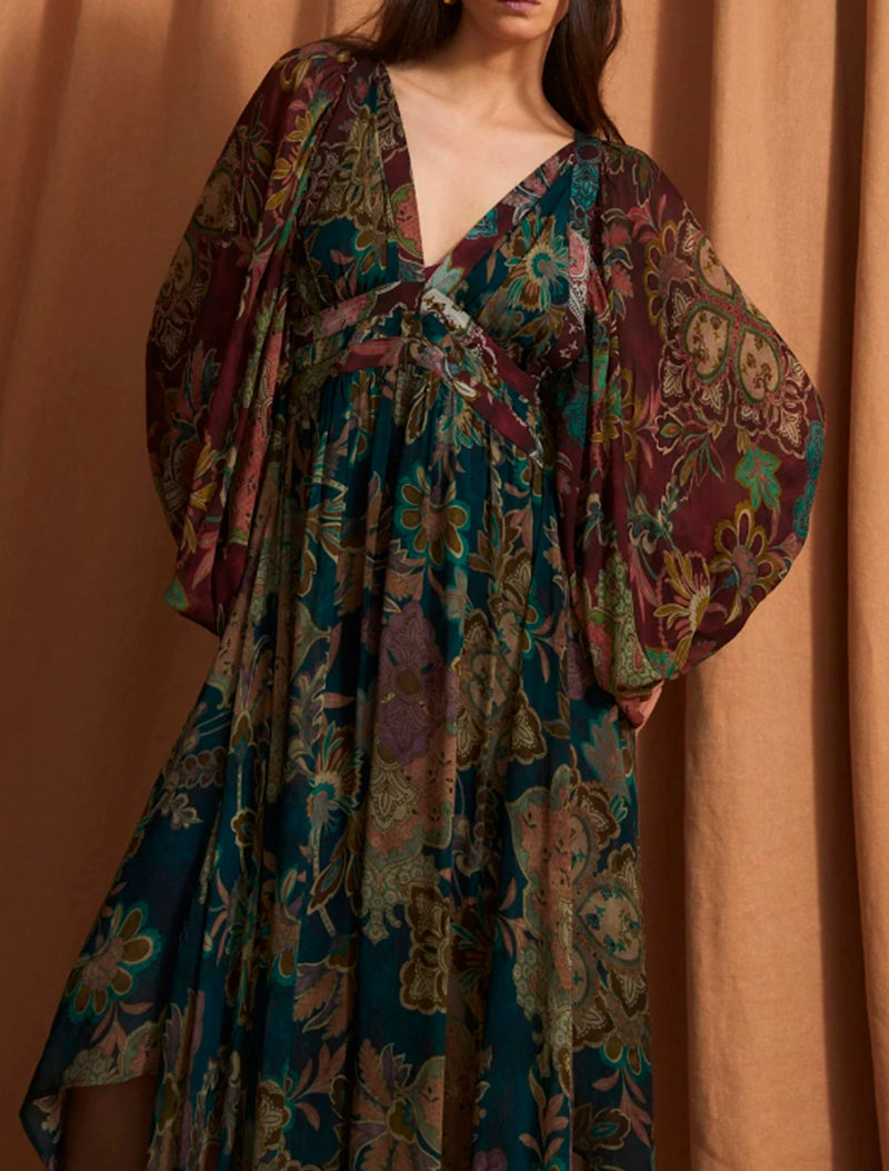 VESTIDO GIGI DAMASCO