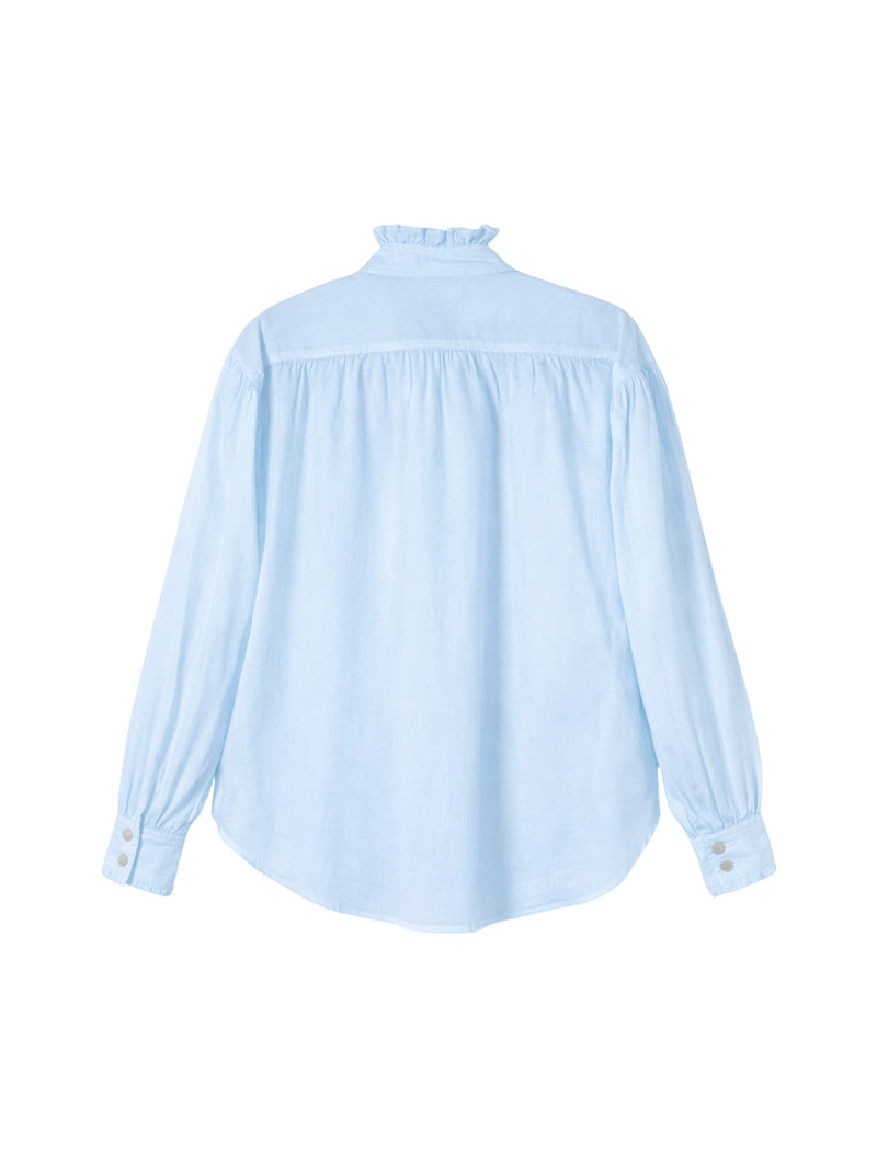 CAMISA MARIBEL VOILE AZUL