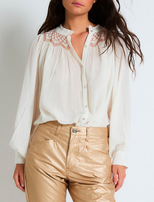 CAMISA TULIPAN CRUDO
