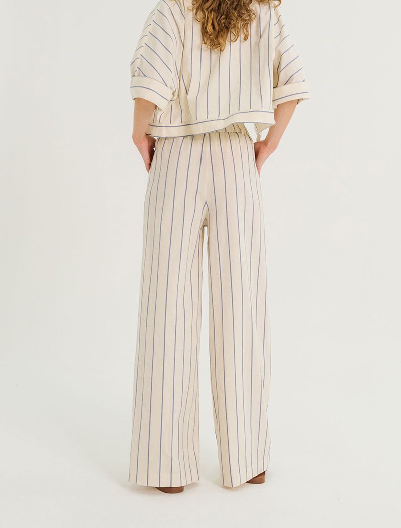 PANTALÓN EJAZ RAYAS AZUL