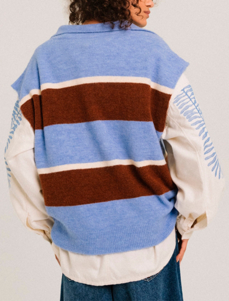 CHALECO UXUE AZUL