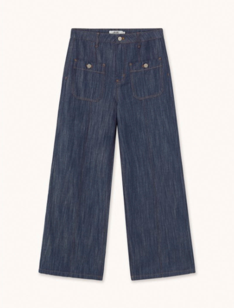 PANTALON CUTLINES 715 AZUL