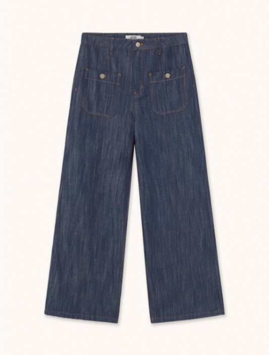 PANTALON CUTLINES 715 AZUL