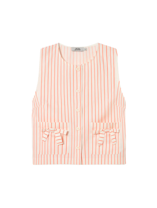 CHALECO STRIPES 691 LAZOS