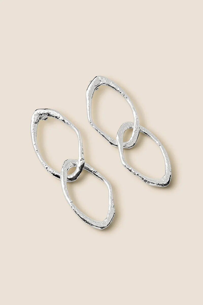 PENDIENTES SIBILA PLATA